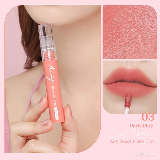 Melinda Lipstick Series - Meilinda Airy Rouge Matte Tint 4.3g.